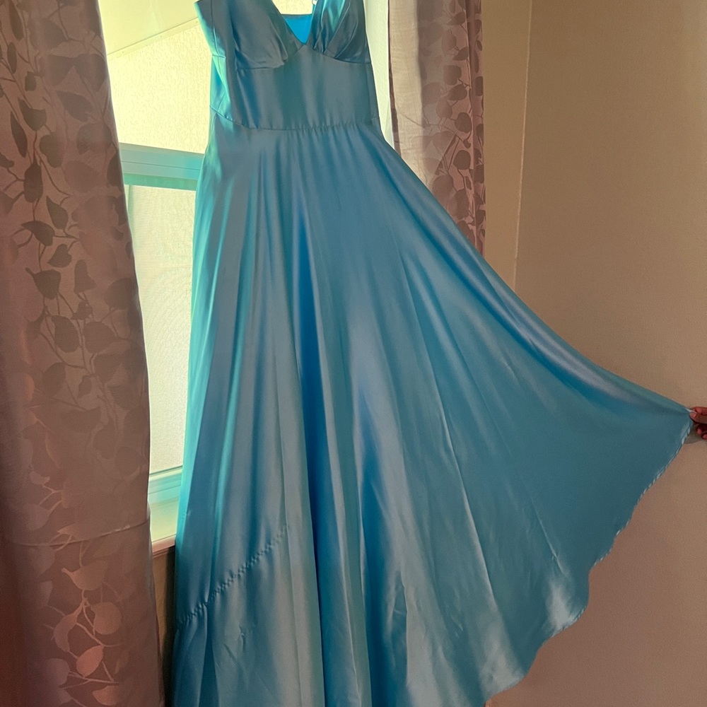 Blue Prom Dress - Picture 2 of 5